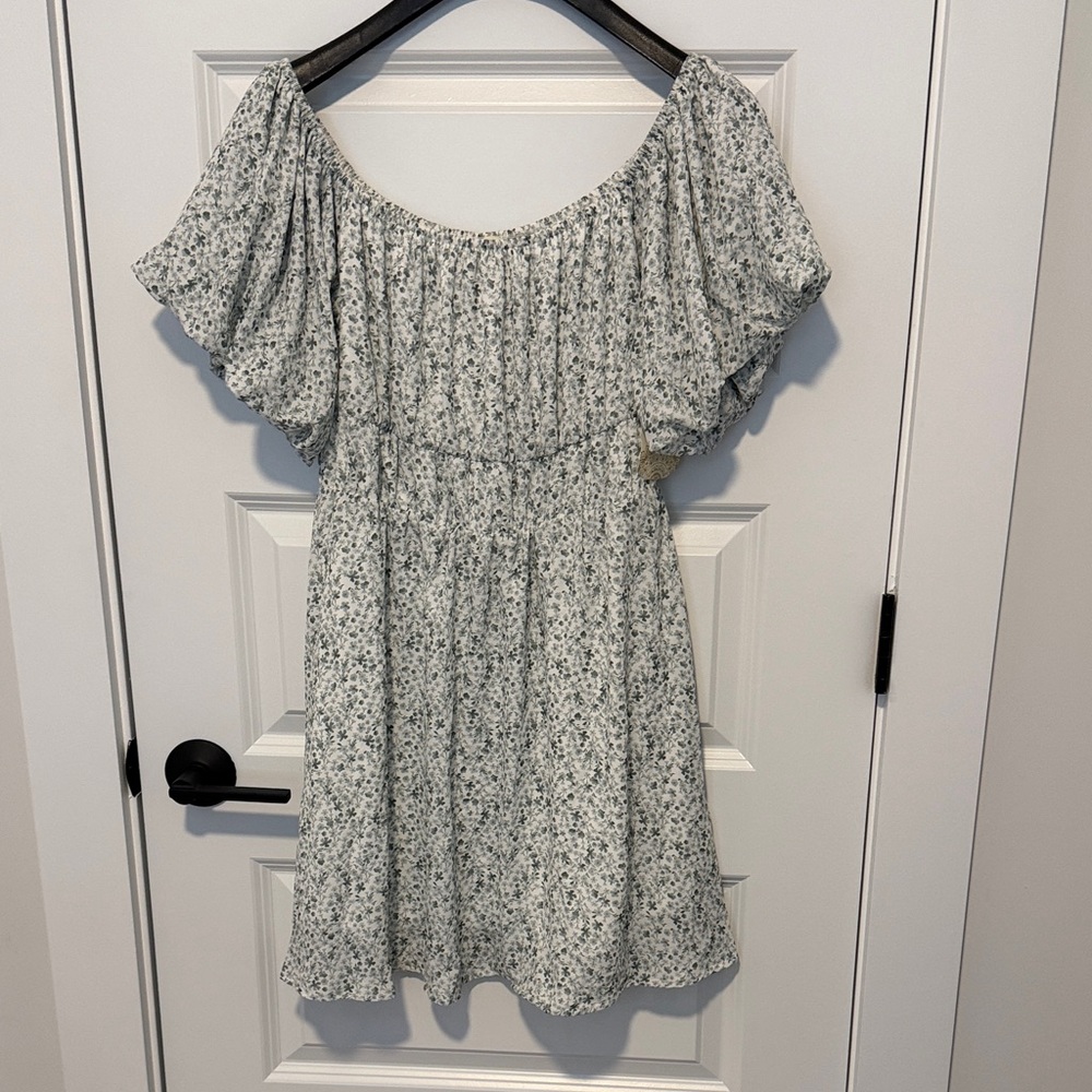 Altar'd State Green Floral Dress
